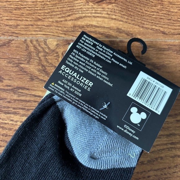 Disney Villain: Maleficent Crew Socks - Picture 4 of 4